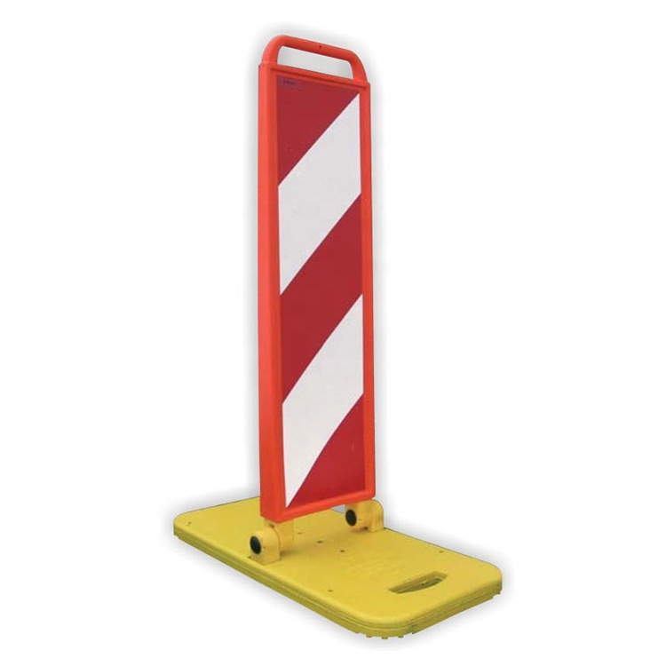 China Hot Selling New Design Collapsible Delineator Reflective Collapsible Plastic Traffic Road Divider Road Delineator