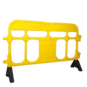 European Standards Durable Yellow Red Blowing Plastic Traffic Barrier Portable Safety Road Barrier Parking Barrier