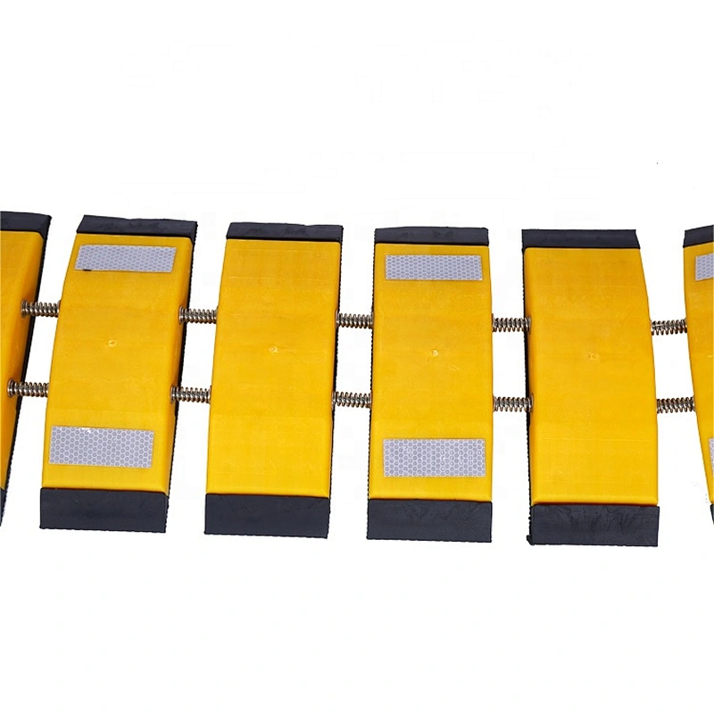 China Hot Sale High Quality Retractable Flexible Plastic Speed Hump Portable Speed Bumps