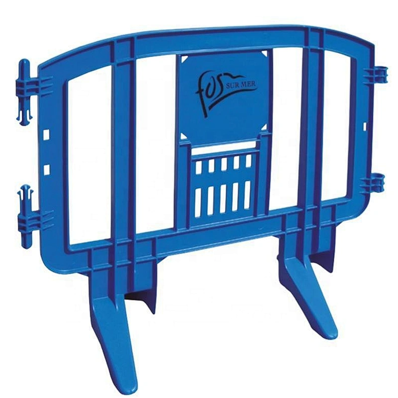 China Supplier Strong Security Fence Temporary Fence Footing Plastic Traffic Barrier Portable Plastic Fences