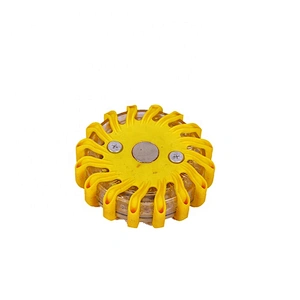 China Factory 2020 Solar Power Led Traffic Warning Light Flashing Light Warning Light with USB cable