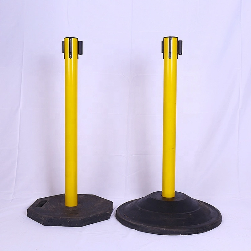 New Products High Quality Traffic Safety Red Or Yellow Traffic Retractable Tape Working Post