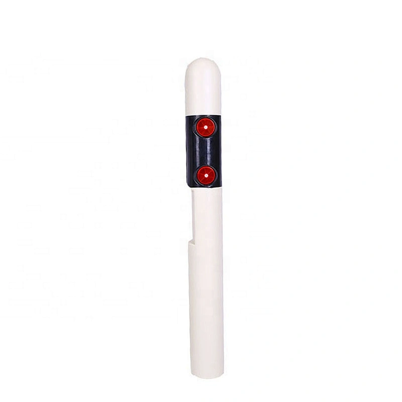 China Hot Product High Quality White PVC Traffic Warning Post Plastic Delineator Post