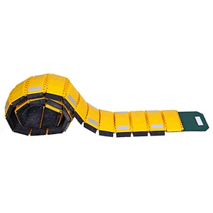Hot Selling New Design High Quality Yellow Black Portable Long Speed Bump Portable Speed Bump