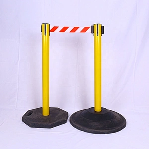 China Hot Sale Retractable Cone Tape Traffic Cone Head Traffic Topper Retractable Barrier Tape
