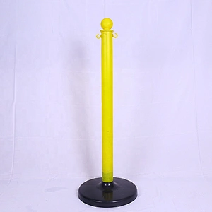 China Factory Top Quality Flexible PU Warning Post Black And Yellow Color Bollard Warning Column