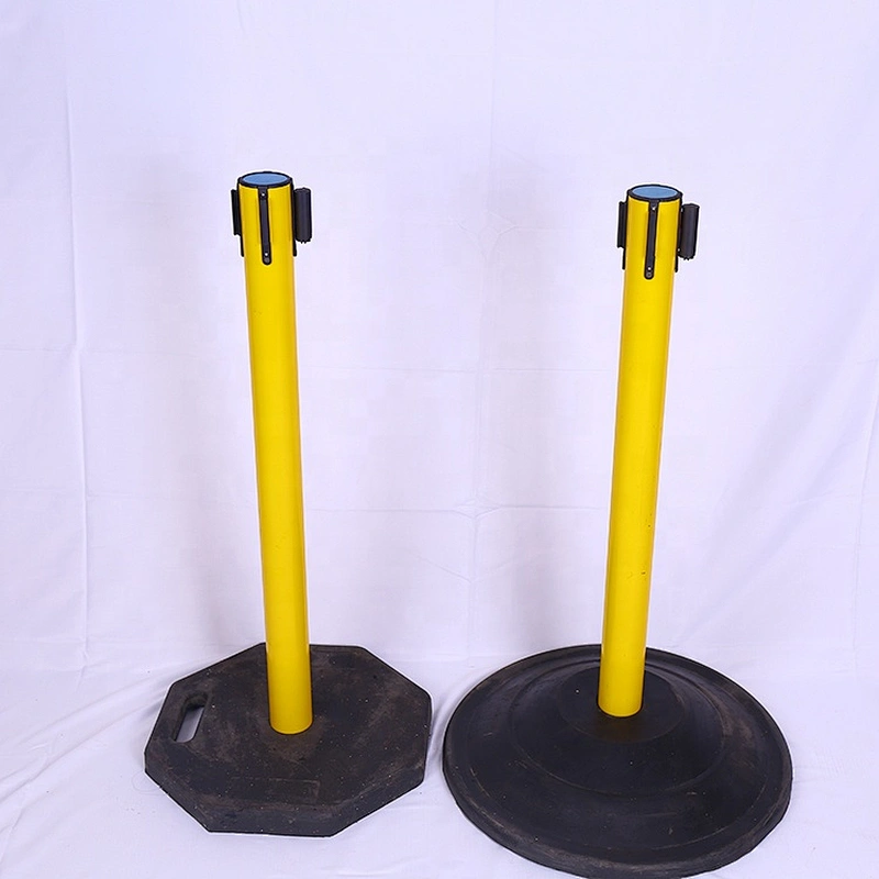 New Products High Quality Traffic Safety Red Or Yellow Traffic Retractable Tape Working Post
