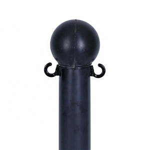 Plastic Post Crowd Control Barrier Plastic Chain Pole/Guideline Stanchions