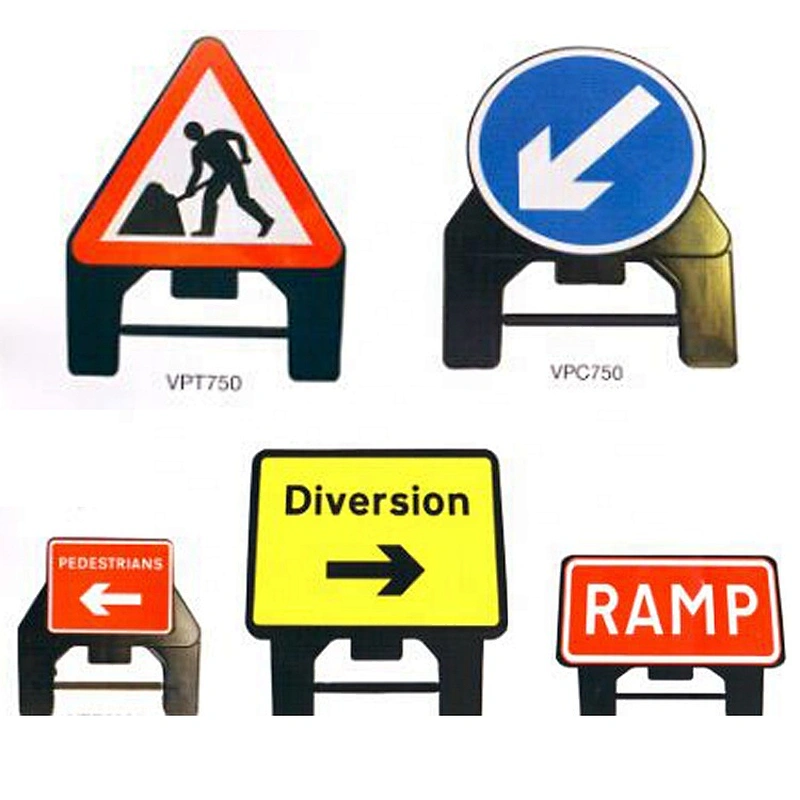 Extremely Strong Robust Reflective Large Warning Words Portable Flexible Roll Up Safety Traffic Slow Signs Board