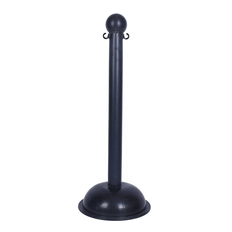 Plastic Post Crowd Control Barrier Plastic Chain Pole/Guideline Stanchions