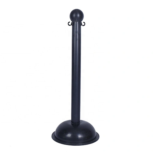 Plastic Post Crowd Control Barrier Plastic Chain Pole/Guideline Stanchions