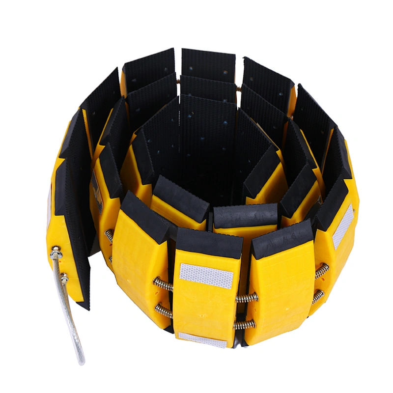 China Hot Sale High Quality Retractable Flexible Plastic Speed Hump Portable Speed Bumps