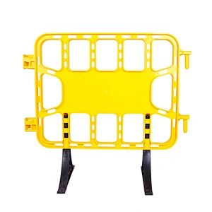 China Factory Direct Supply Temporary Road Fence Plastic Traffic Barrier Portable Temporary Fencing