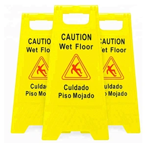 Wholesale Best Selling  A Frame Floor Sign Plastic Safety Sign Safety Signs Traffic Custom