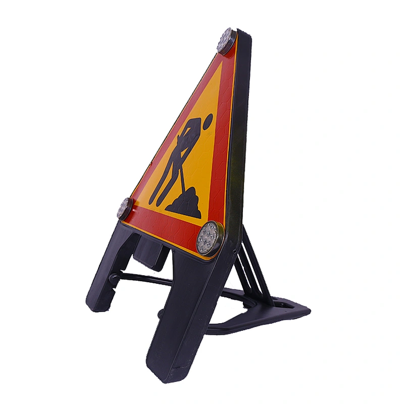 China Manufacturers New Products Traffic Tripod Sign Stand Display Traffic Signs