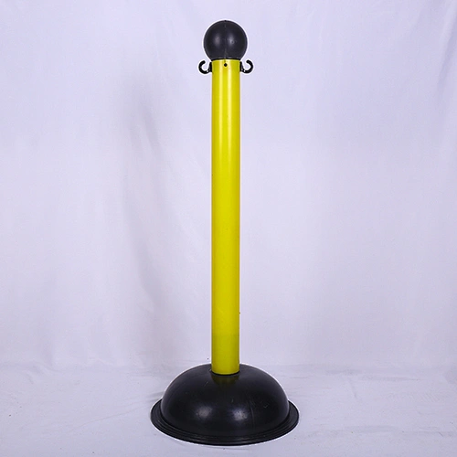 China Factory Top Quality Flexible PU Warning Post Black And Yellow Color Bollard Warning Column