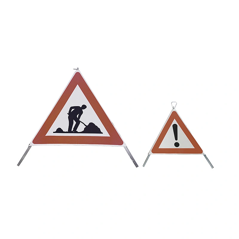 CHINA Professional Manufacturer Retractable Sign Tripod Traffic Sign Tripod For Warning Signs
