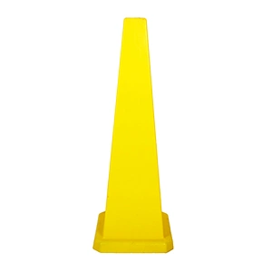 China Factory Direct Supply High Quality Road Work Plastic Wet Floor Sign Yellow Caution Cone