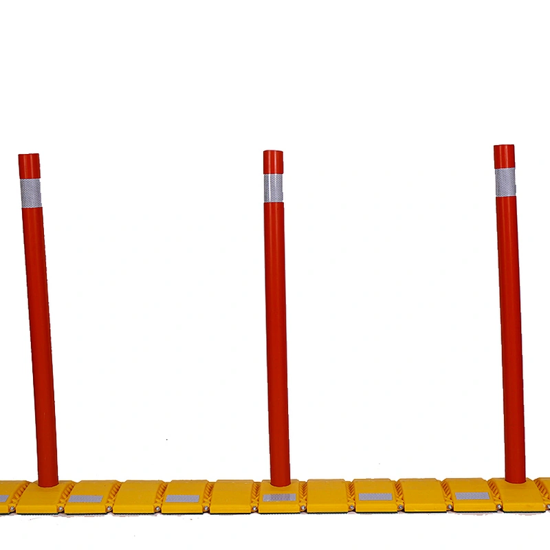 Factory Direct High Quality Durable Reflective Flexible Road Separator Delineator Lane Divider Warning Posts