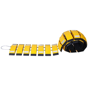 China Hot Sale High Quality Retractable Flexible Plastic Speed Hump Portable Speed Bumps