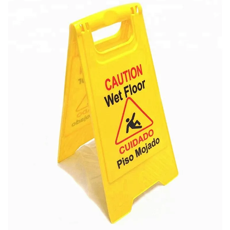 Wholesale Best Selling  A Frame Floor Sign Plastic Safety Sign Safety Signs Traffic Custom