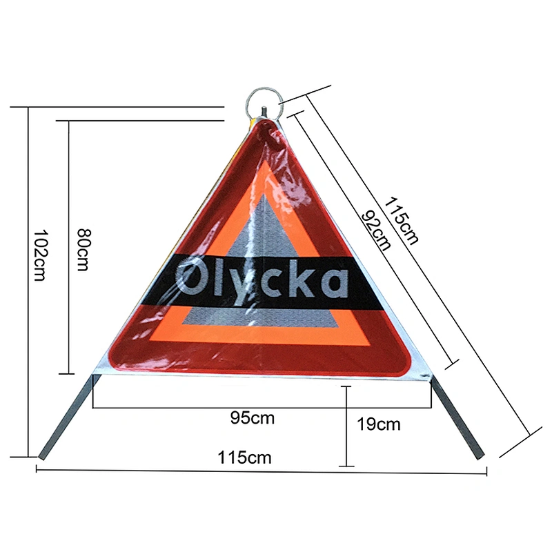 China Hot Product Emergency Tripod Road Safety Traffic Warning Sign