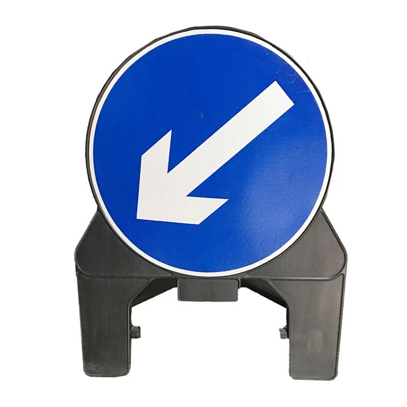 Hot Sale New Design Traffic Signs Blue Arrow Traffic Sign And Meanings Street Cones Traffic