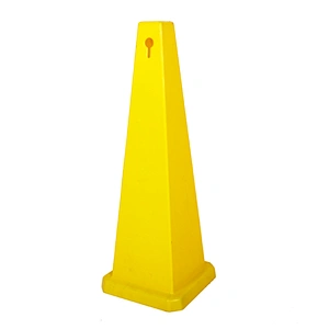 China Factory Direct Supply High Quality Road Work Plastic Wet Floor Sign Yellow Caution Cone