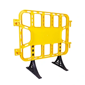 China Factory Direct Supply Temporary Road Fence Plastic Traffic Barrier Portable Temporary Fencing
