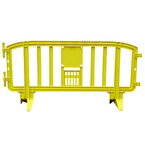 Chinese Wholesale Best Selling Temporary Fence Footing Plastic Traffic Barrier Portable Road Traffic Barrier