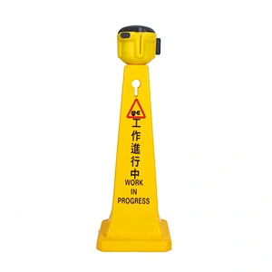 New Products Good Quality Retractable Tape Plastic Traffic Cone Tape Barrier Portable Traffic Cone