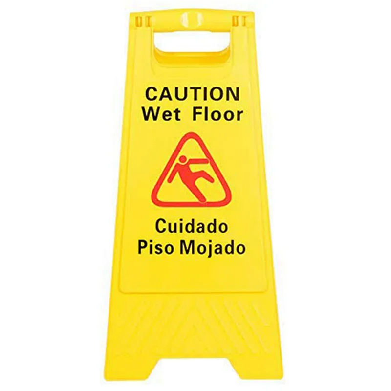 Wholesale Best Selling  A Frame Floor Sign Plastic Safety Sign Safety Signs Traffic Custom