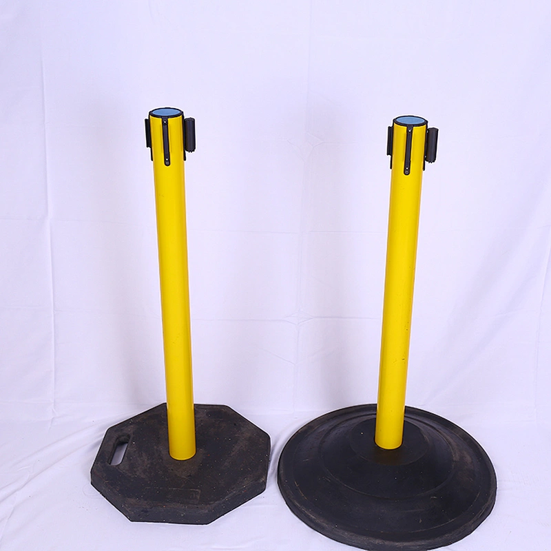 New Products High Quality Traffic Safety Red Or Yellow Traffic Retractable Tape Working Post