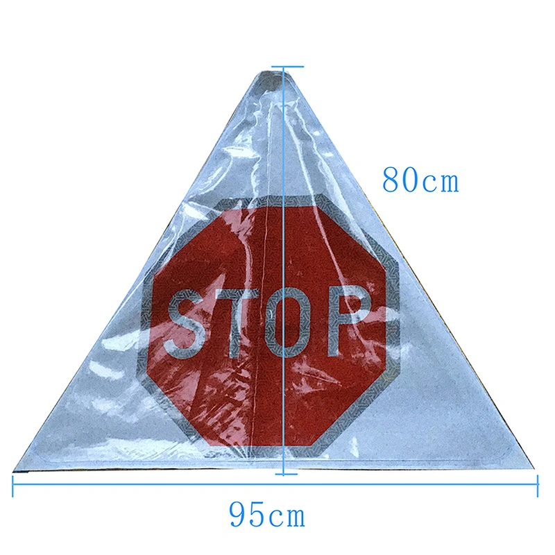 2020 China New Design Safety Triangle Retractable Sign Tripod Traffic Sign