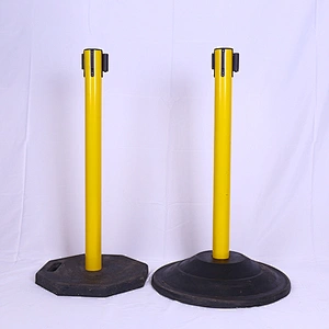 New Products High Quality Traffic Safety Red Or Yellow Traffic Retractable Tape Working Post