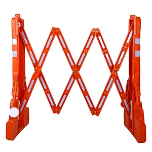 China Factory Supplied Top Quality Plastic Traffic Fence Barrier Folding Traffic Barrier Expandable Barrier