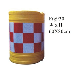 2019 Hot New Products Traffic Reflective Collision Avoidance Barrel Highway Safety Roller Cushion Traffic Barriers