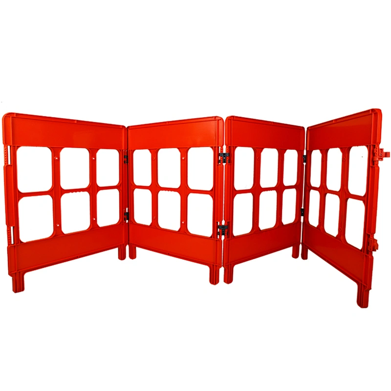 China Best New Products Portable Plastic Temporary Fence Folding Outdoor Traffic Barriers
