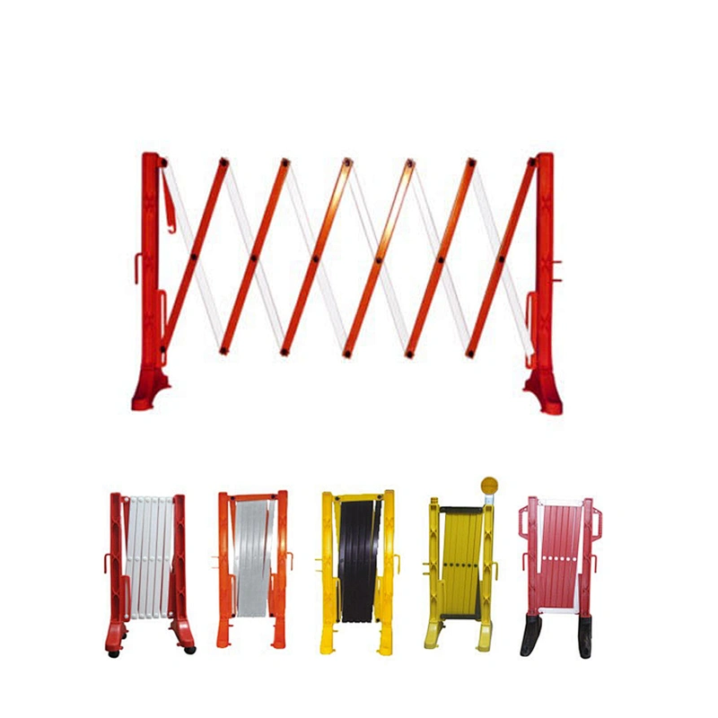 High Quality Wholesale Custom Cheap Barrier Traffic Plastic Traffic Road Safety Barrier Supply Expandable Barrier
