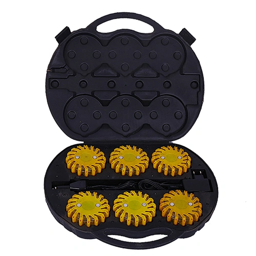 China Factory 2020 Solar Power Led Traffic Warning Light Flashing Light Warning Light with USB cable