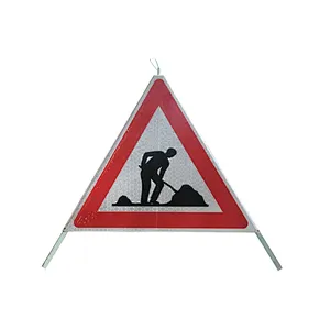 Eu Standard Fecible Roll Up Sign/ttipod Tent Traffic Signal/folding Traffic Sign/non reflective