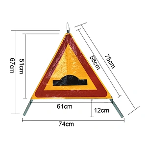 Eu Standard Fecible Roll Up Sign/ttipod Tent Traffic Signal/folding Traffic Sign/non reflective