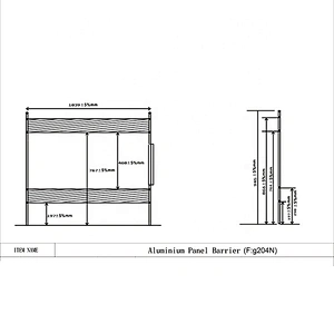 Alumium Panel Barrier