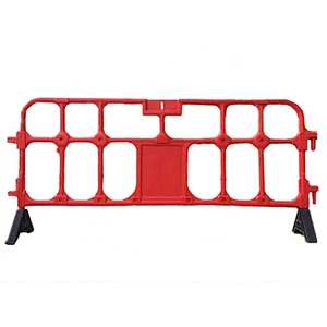 European Standards Durable Yellow Red Blowing Plastic Traffic Barrier Portable Safety Road Barrier Parking Barrier