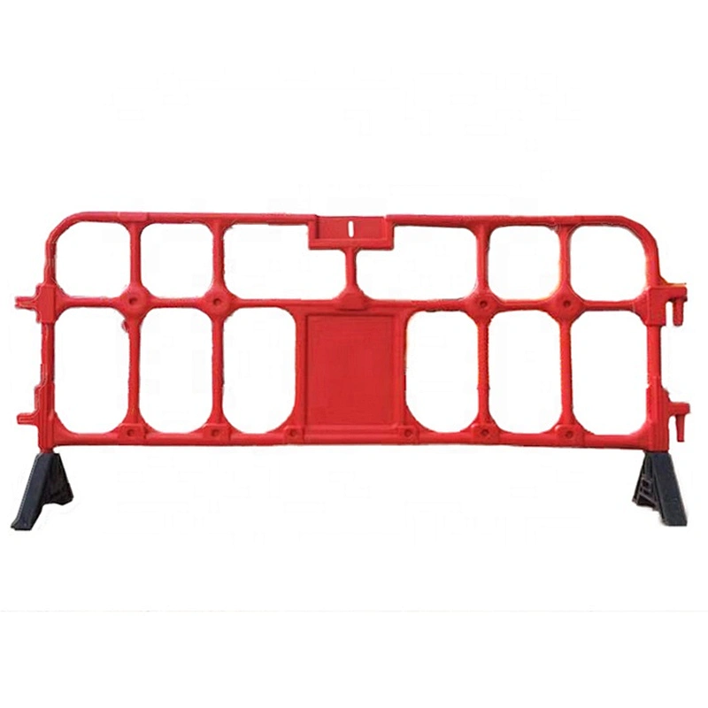 European Standards Durable Yellow Red Blowing Plastic Traffic Barrier Portable Safety Road Barrier Parking Barrier