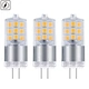 12v 3w NO FILCKER 3.5W SMD2935 PC Cover G4 Led Light Led Bulb For Chandelier CE ROHS