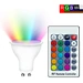 Infrared Remote Control 5w 400lm AC120V 230V GU10 RGBW High Lumens Lamp Sensor Led Bulb Lights