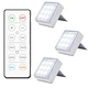 Dimmable Wireless LED Puck Lights Touch Sensor Led Cabinet Light For Close Wardrobe Hallway Night With Remote Control