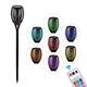 96LED Waterproof  Colorful Multifunction Effect Garden Decoration Outdoor Solar Flame Light