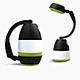 DC5V Blue Pink Gray Green 3WCOB Outdoor Waterproof Rechargeable Led Camping Lamp